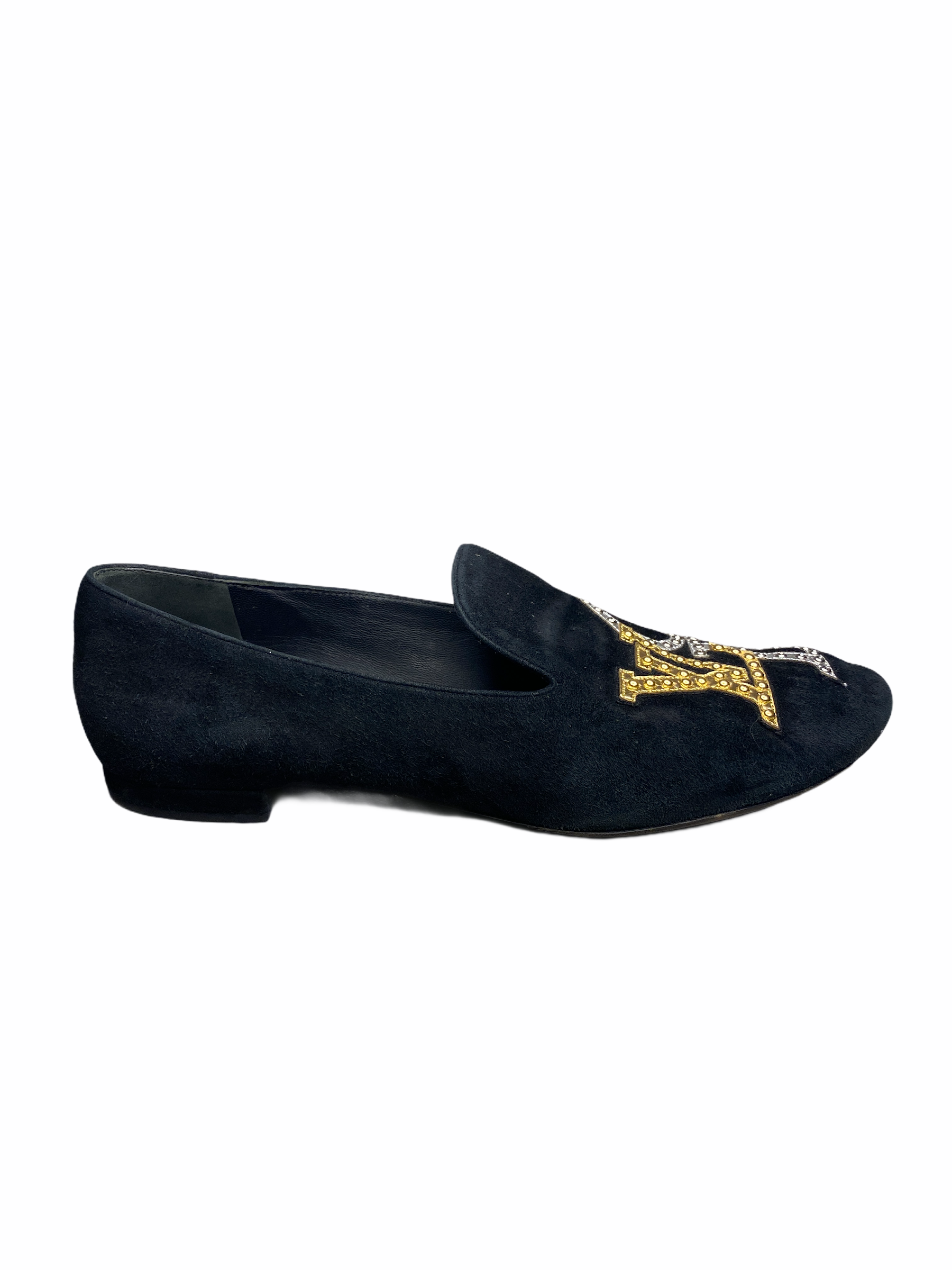 Louis vuitton suede sales loafers