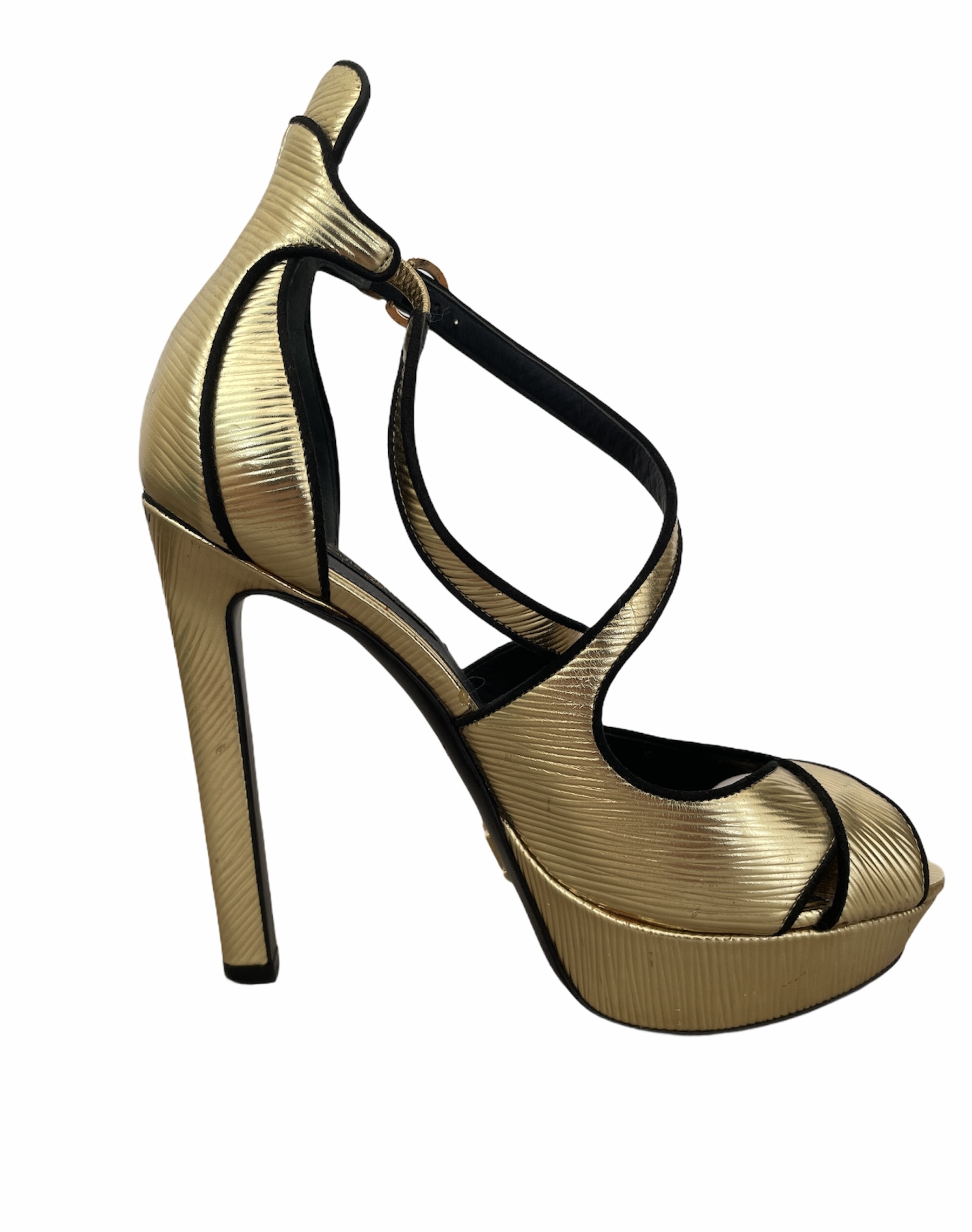 Louis Vuitton Metallic Majestic Sandals Size 36 EU - The Luxury Flavor
