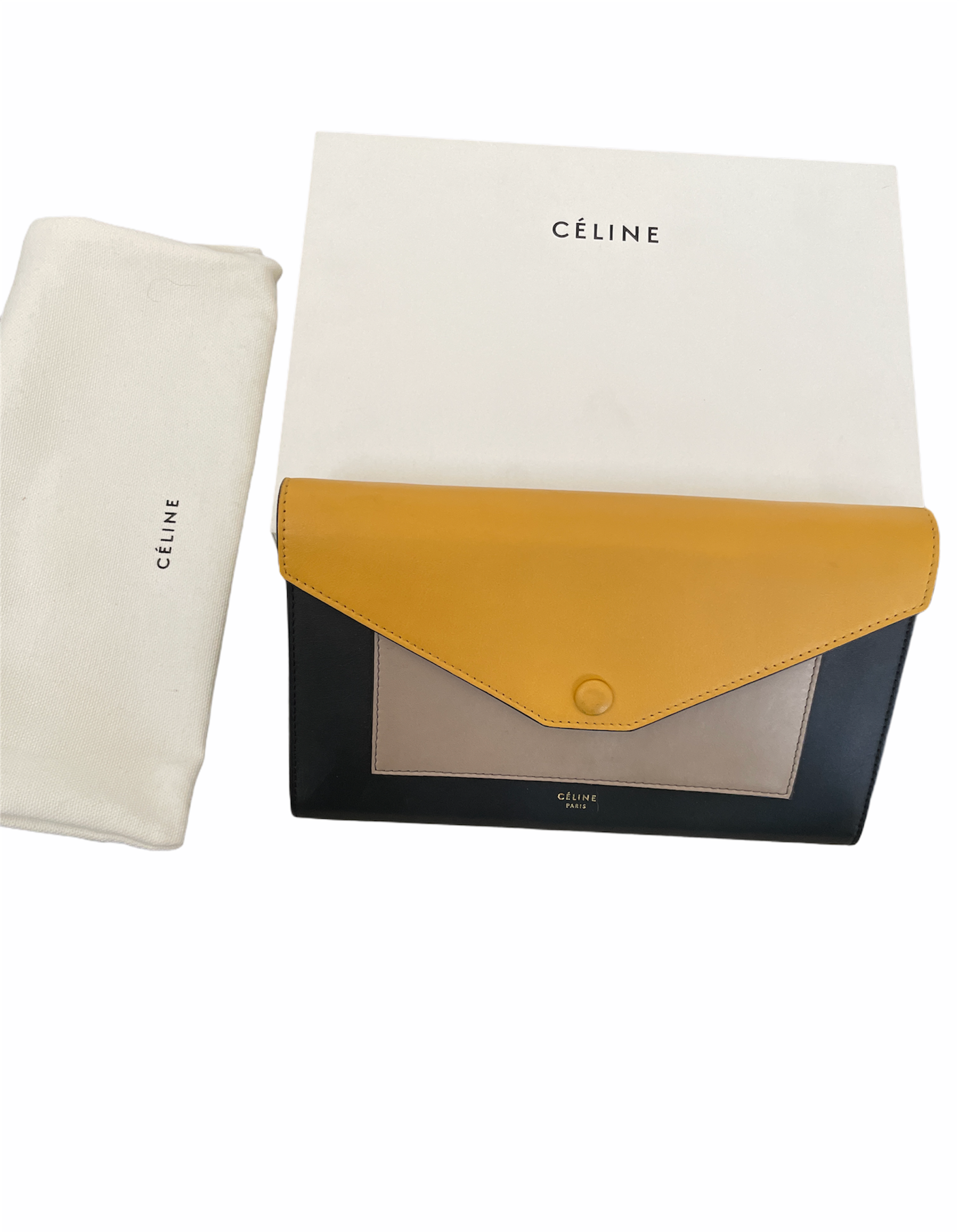 Celine tricolor on sale wallet