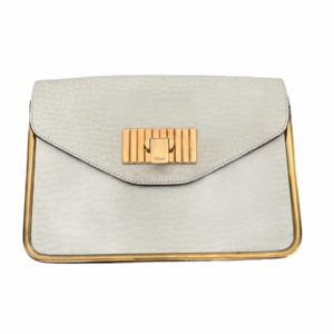 Chloe Sally Small Flap Shoulder Bag White