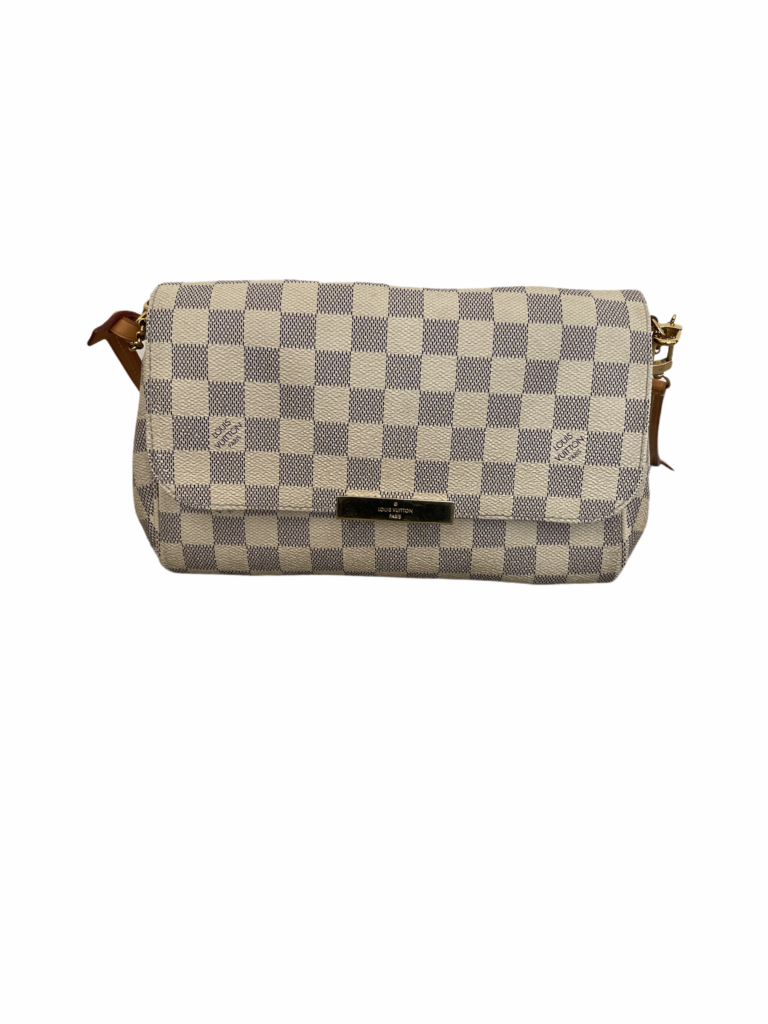 Louis Vuitton Damier Azur Monogram MM Crossbody Bag