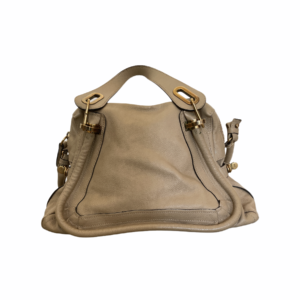 Chloe Gray Leather Paraty Bag