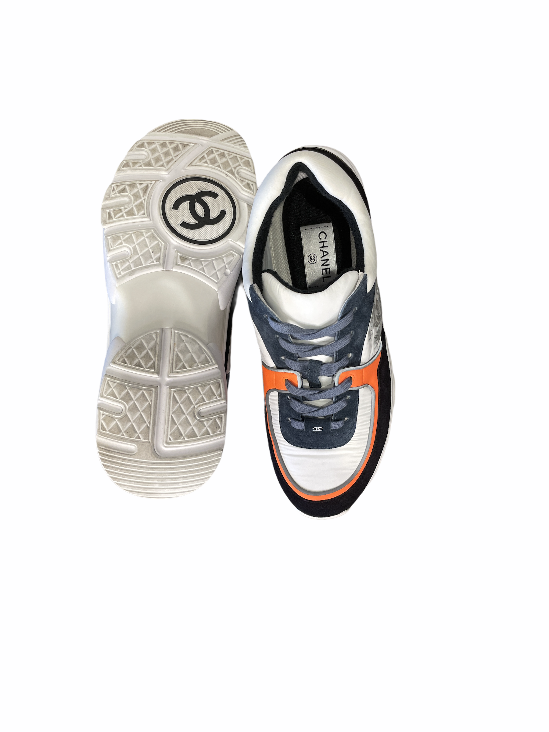 Buy Chanel Wmns Suede Calfskin Sneaker 'Sky Blue' - G37136 Y55131