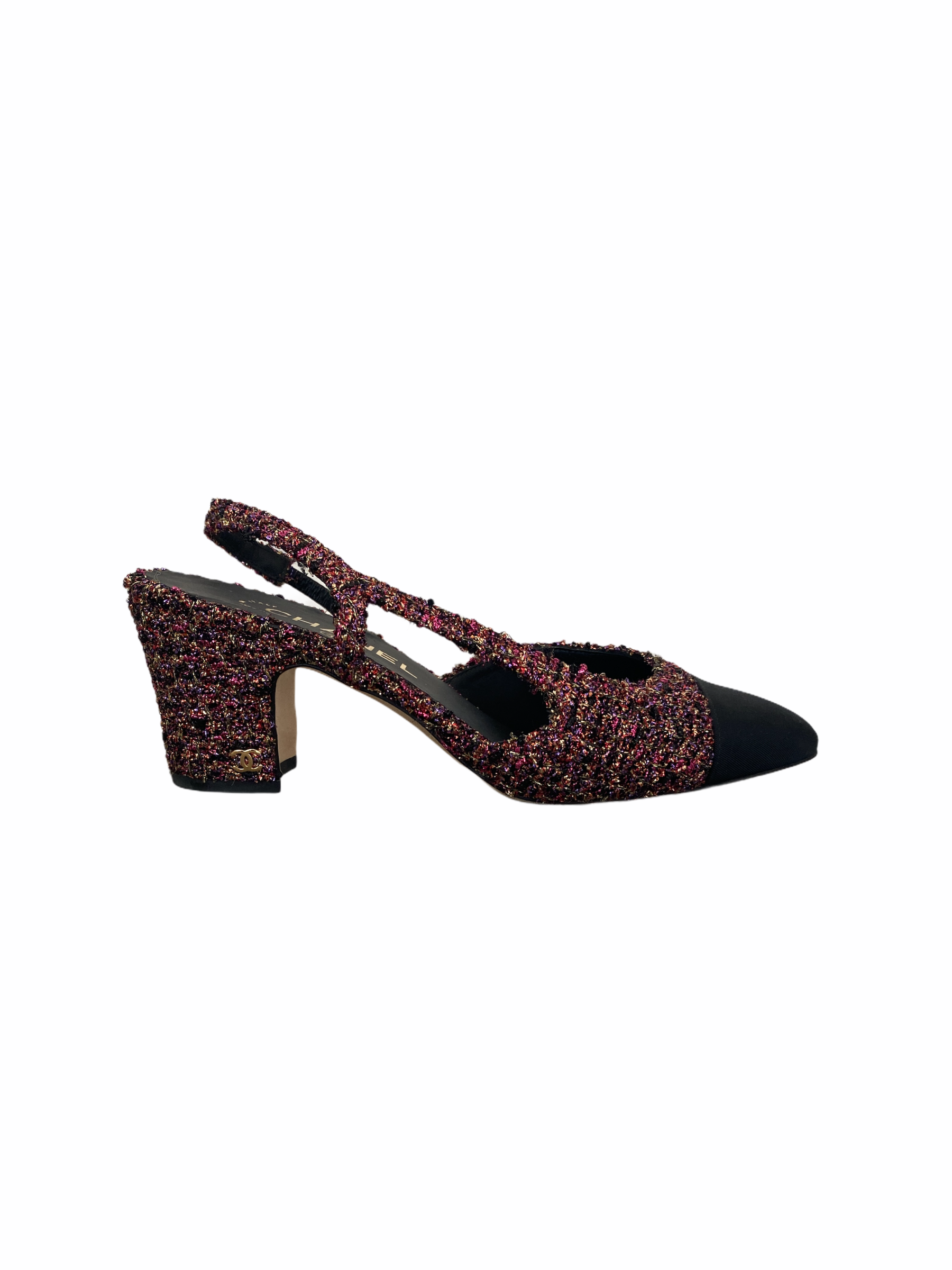 Chanel sales tweed shoes