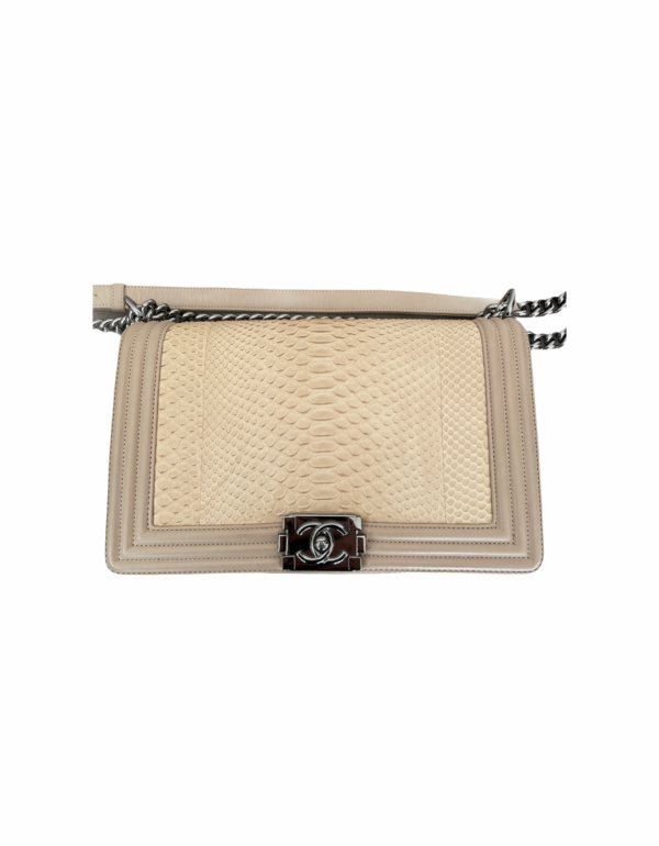 Chanel Boy Python Large