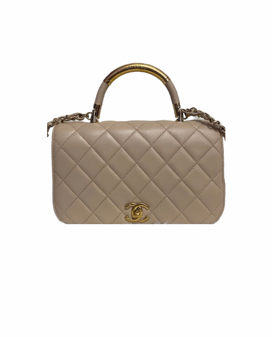 Chanel Carry Chic Top Handle Flap Bag