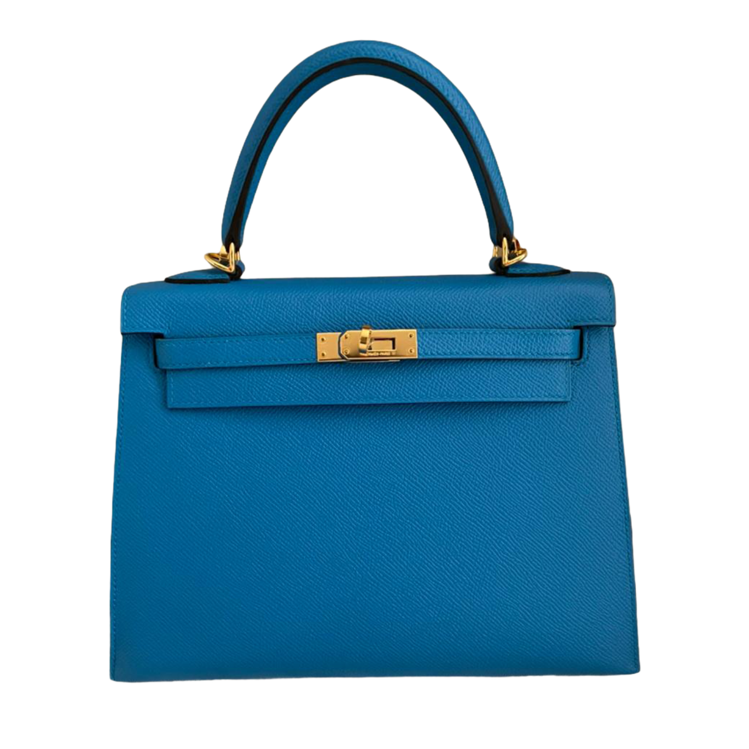Buy Hermes Pre Owned Handbag - Hermes Kelly 25 Blue Zanzibar Epsom ...