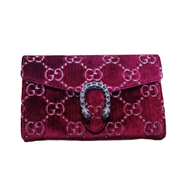 Gucci Red Velvet Bag