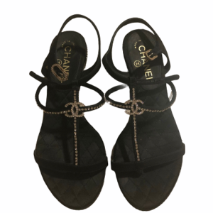 Chanel Sandals with Swarovski Chrystal