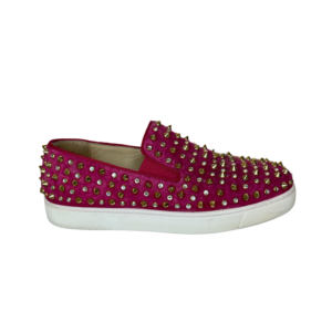 Louboutin Roller Boat Spiked Slip-on Sneakers