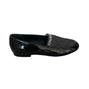 Chanel Black Loafer Flats