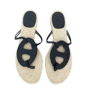 Pre Owned Designer Hermes Espadrille Sandal Flats