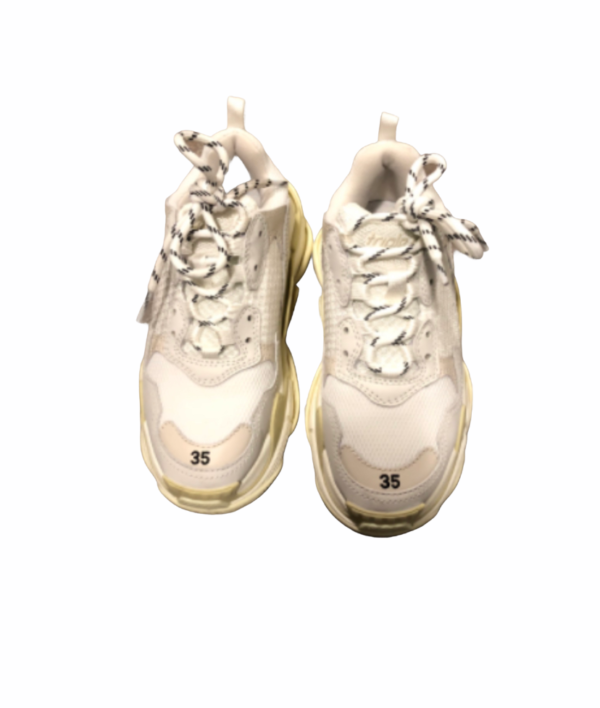 Balenciaga Triple S Beige White Sneakers