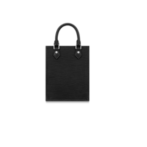 Louis Vuitton Sac Plat Small Epi Black Bag