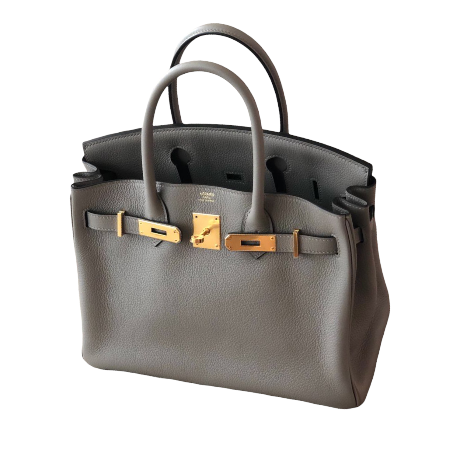 Hermes Birkin 30 Gris Asphalt Novillo Ghw