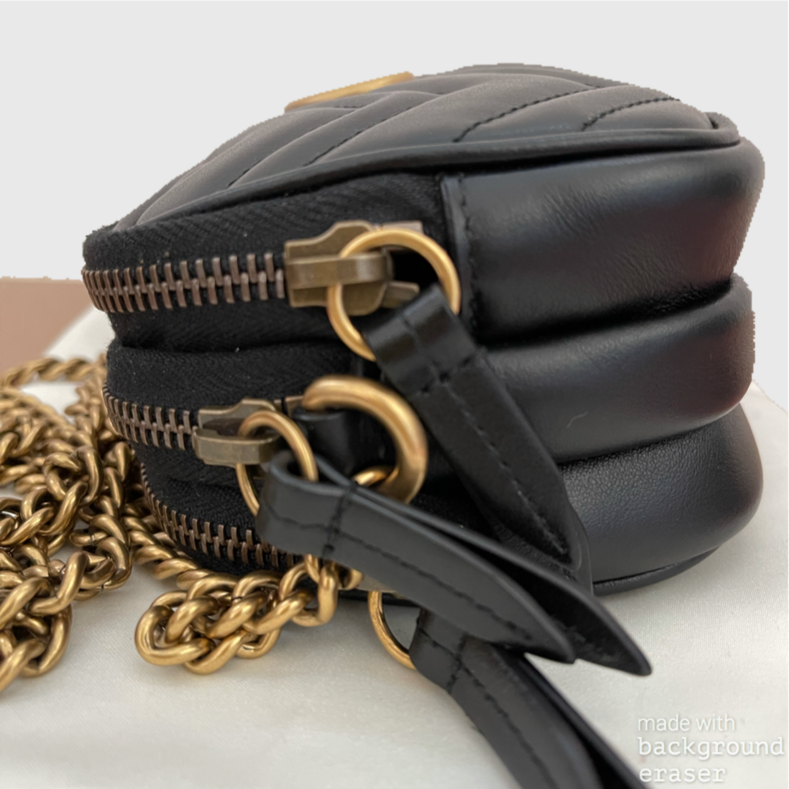 Gucci marmont online 3 zipper
