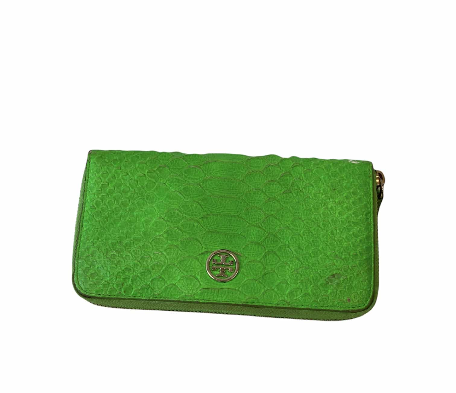 Tory Burch Neon Green wallet - The Luxury Flavor