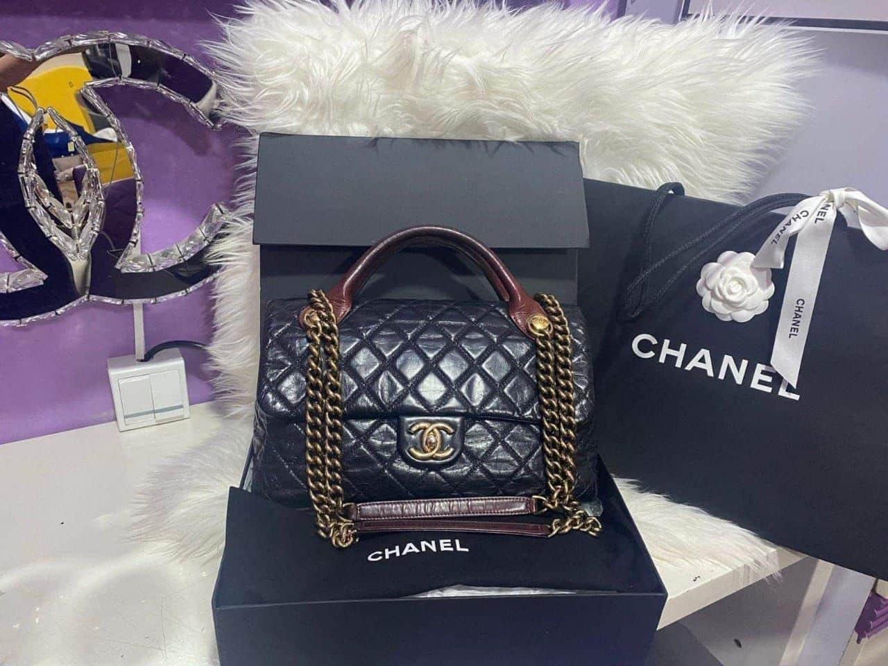 Chanel Castle Rock top handle bag - The Luxury Flavor