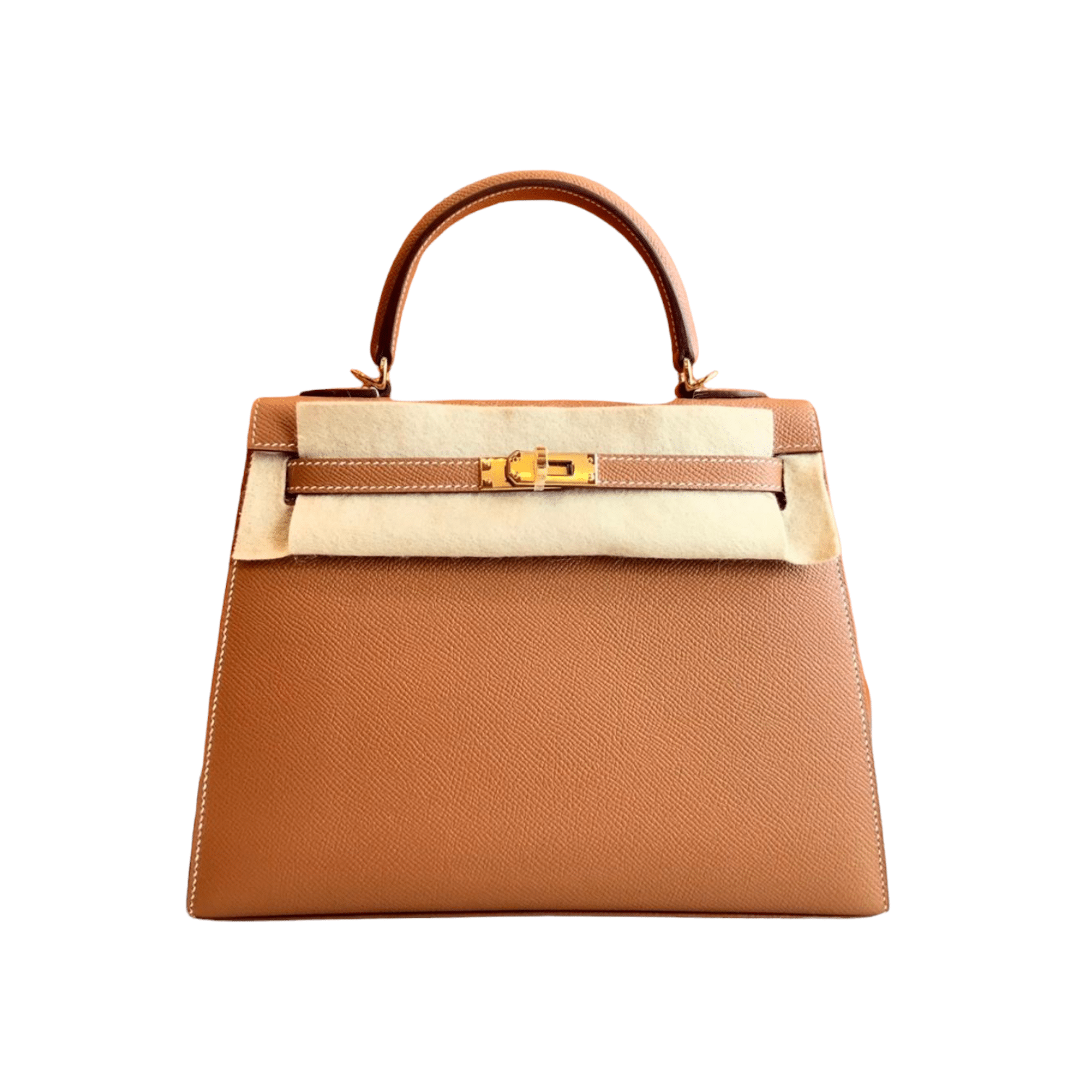 Hermes Kelly 25 Gold Epsom GHW