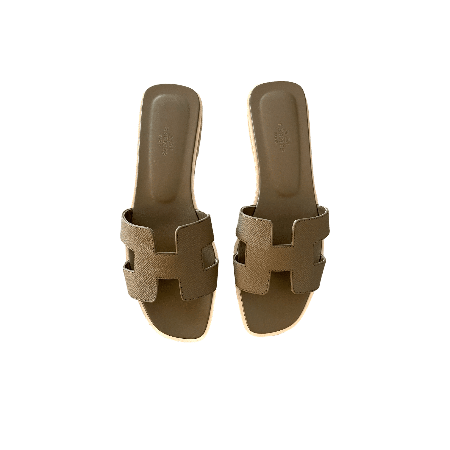 Hermes Oran Etoupe sandals Size 40 EU - The Luxury Flavor