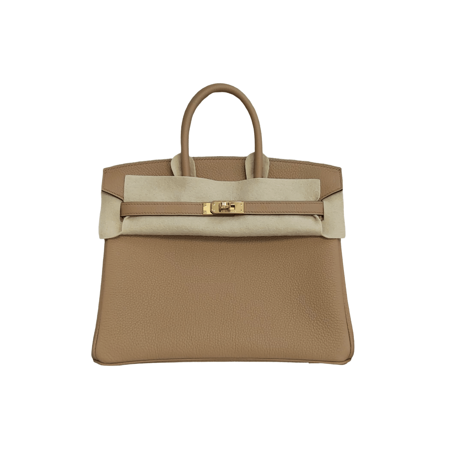 A CHAI TOGO LEATHER BIRKIN 25 WITH GOLD HARDWARE