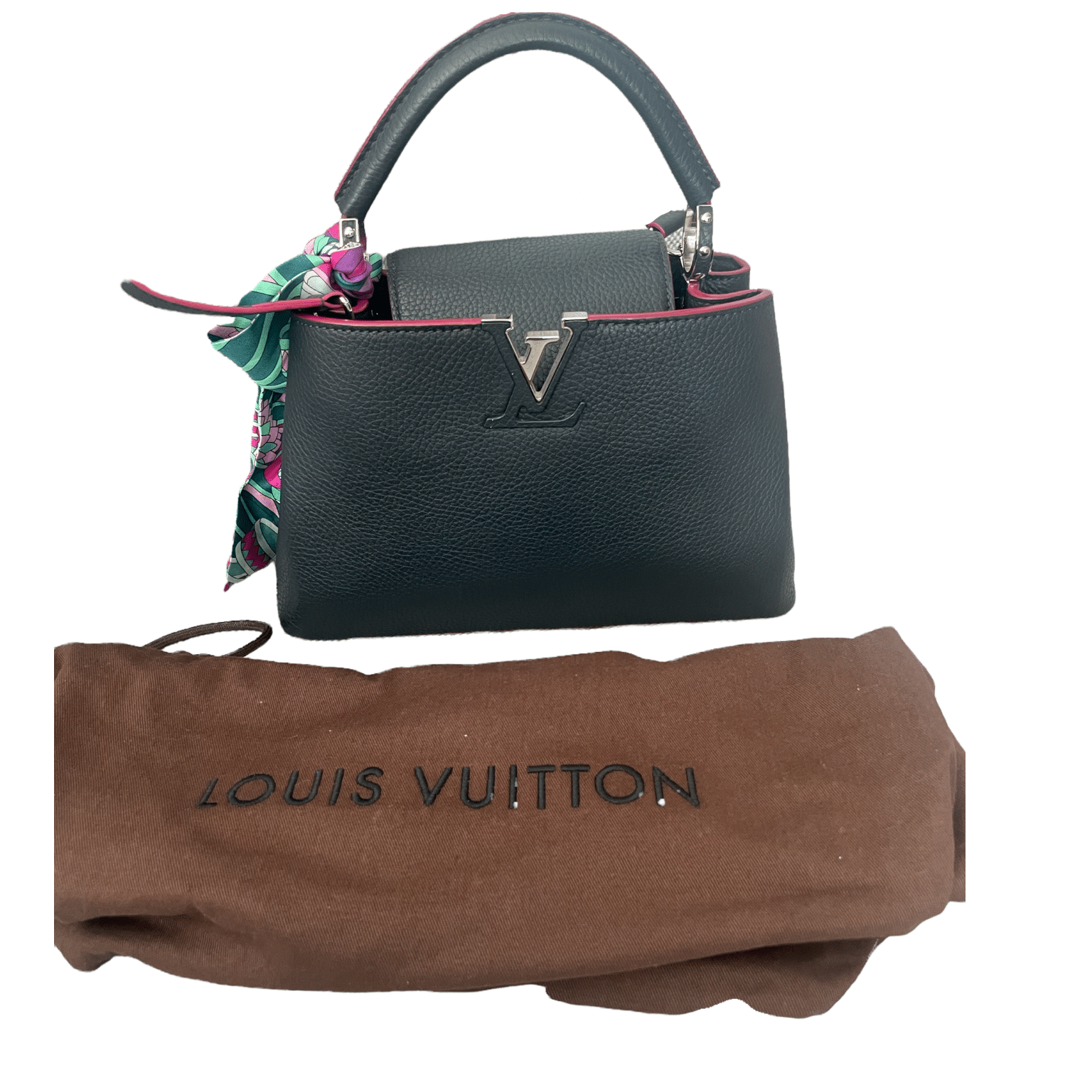 LOUIS VUITTON Capucines BB Hand Shoulder Bag Taurillon Leather M94517  90143935