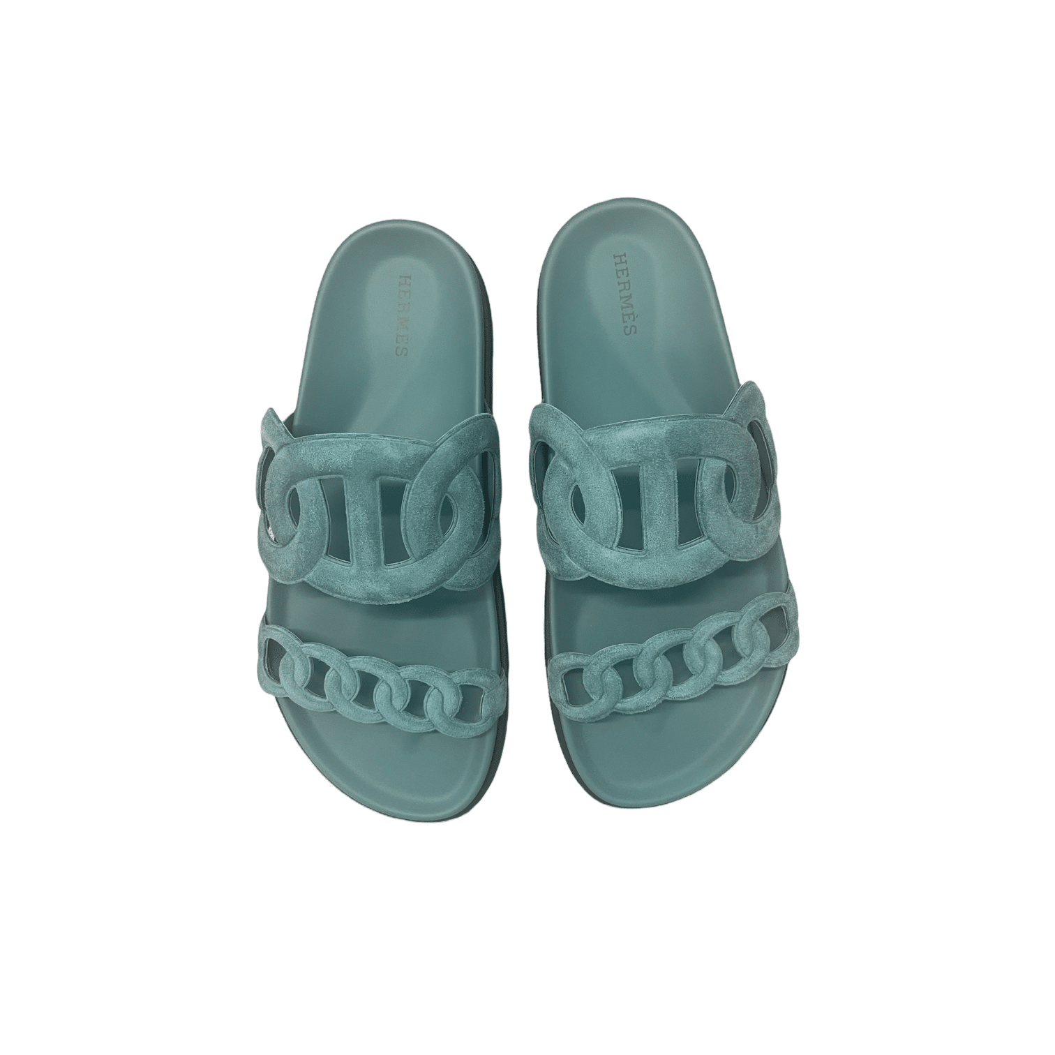Hermes Extra Blue Sandals Size 38 EU - The Luxury Flavor
