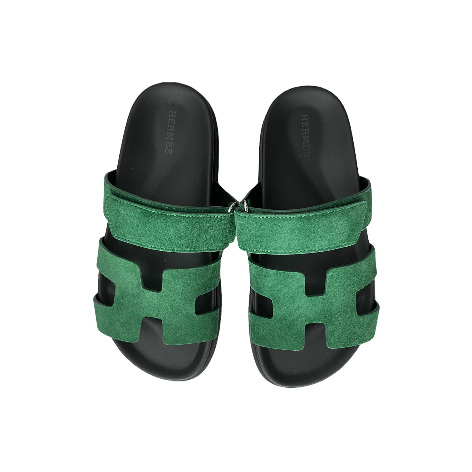 Hermes Chypre Green Sandals Size 36.5 EU - The Luxury Flavor