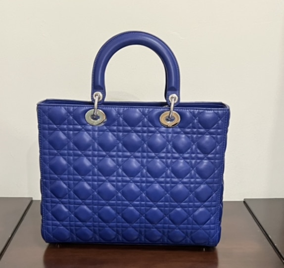 Lady Dior Blue Large | The Luxury Flavor