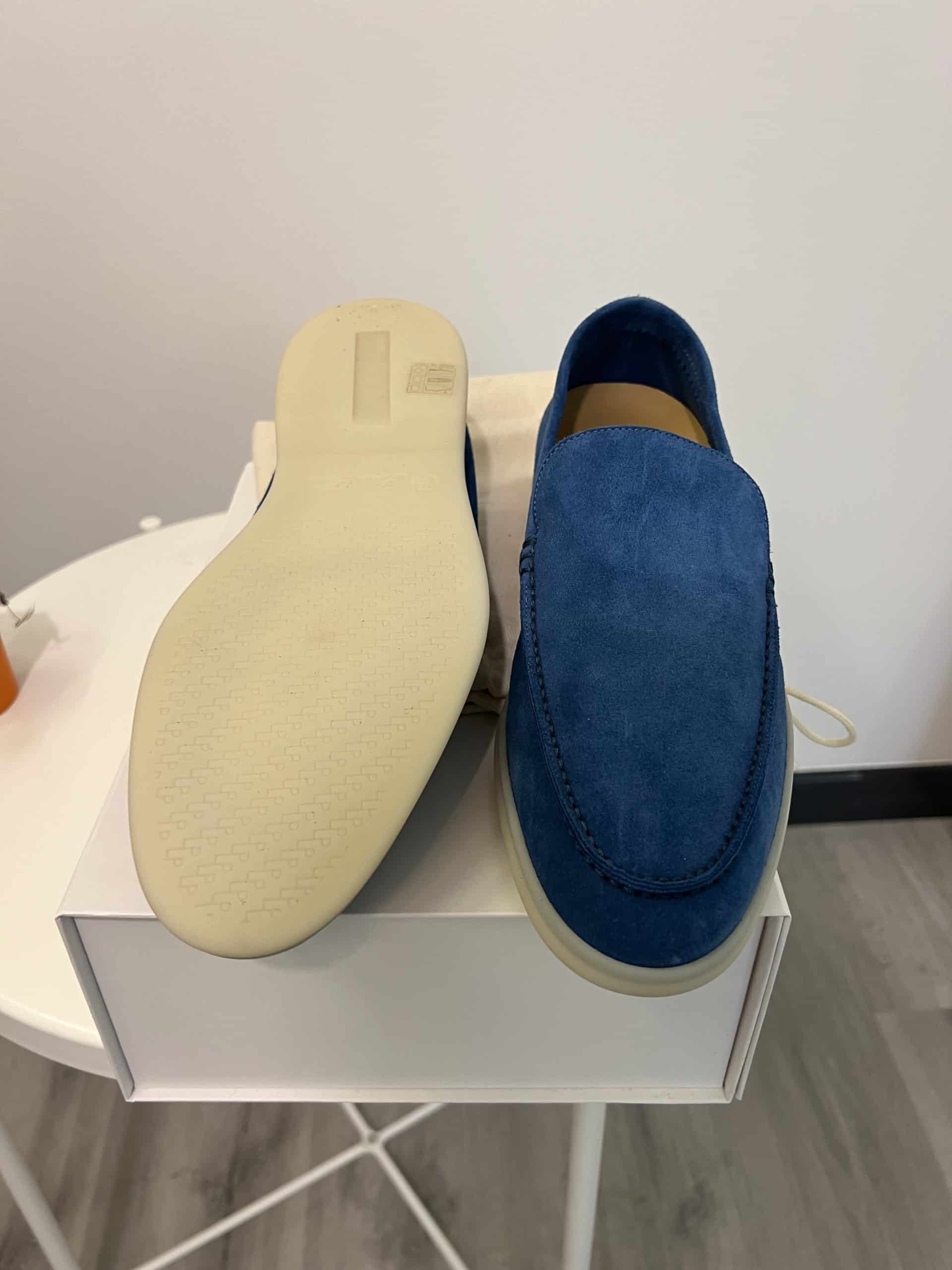 LORO PIANA BLUE YACHT LOAFERS 40 EU - The Luxury Flavor