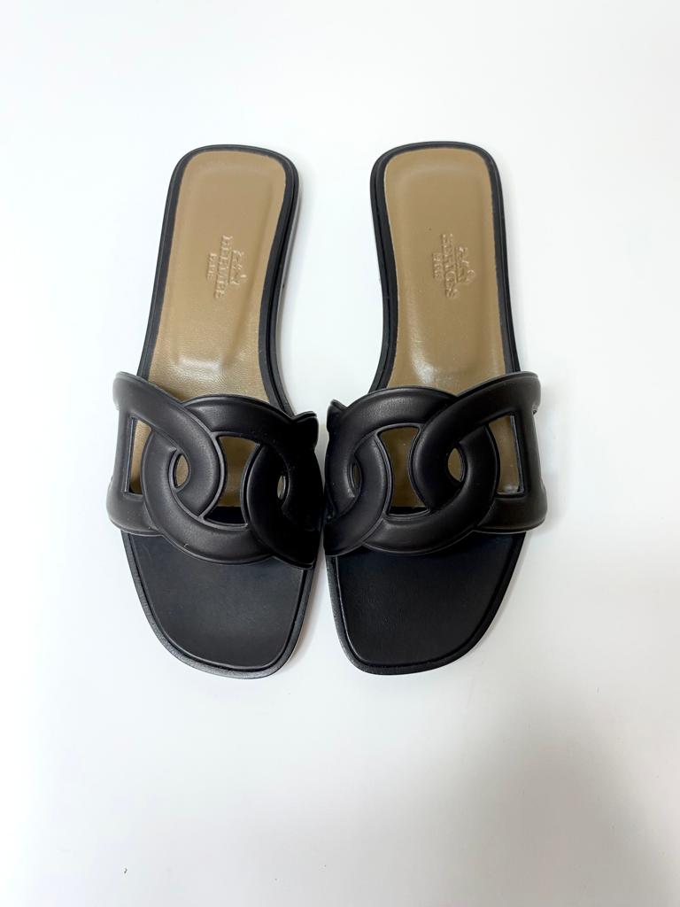 Hermes Aloha Sandal black 36 EU | The Luxury Flavor