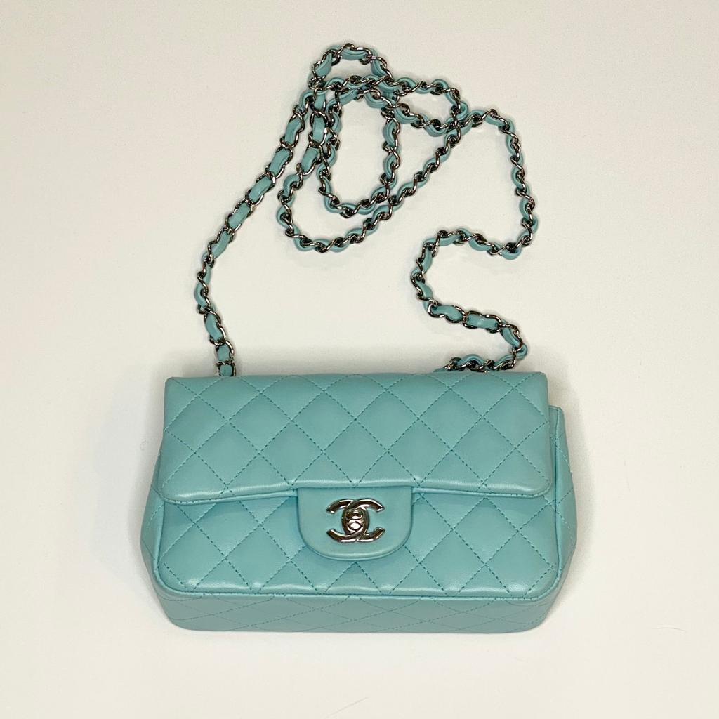 Chanel classic tiffany blue