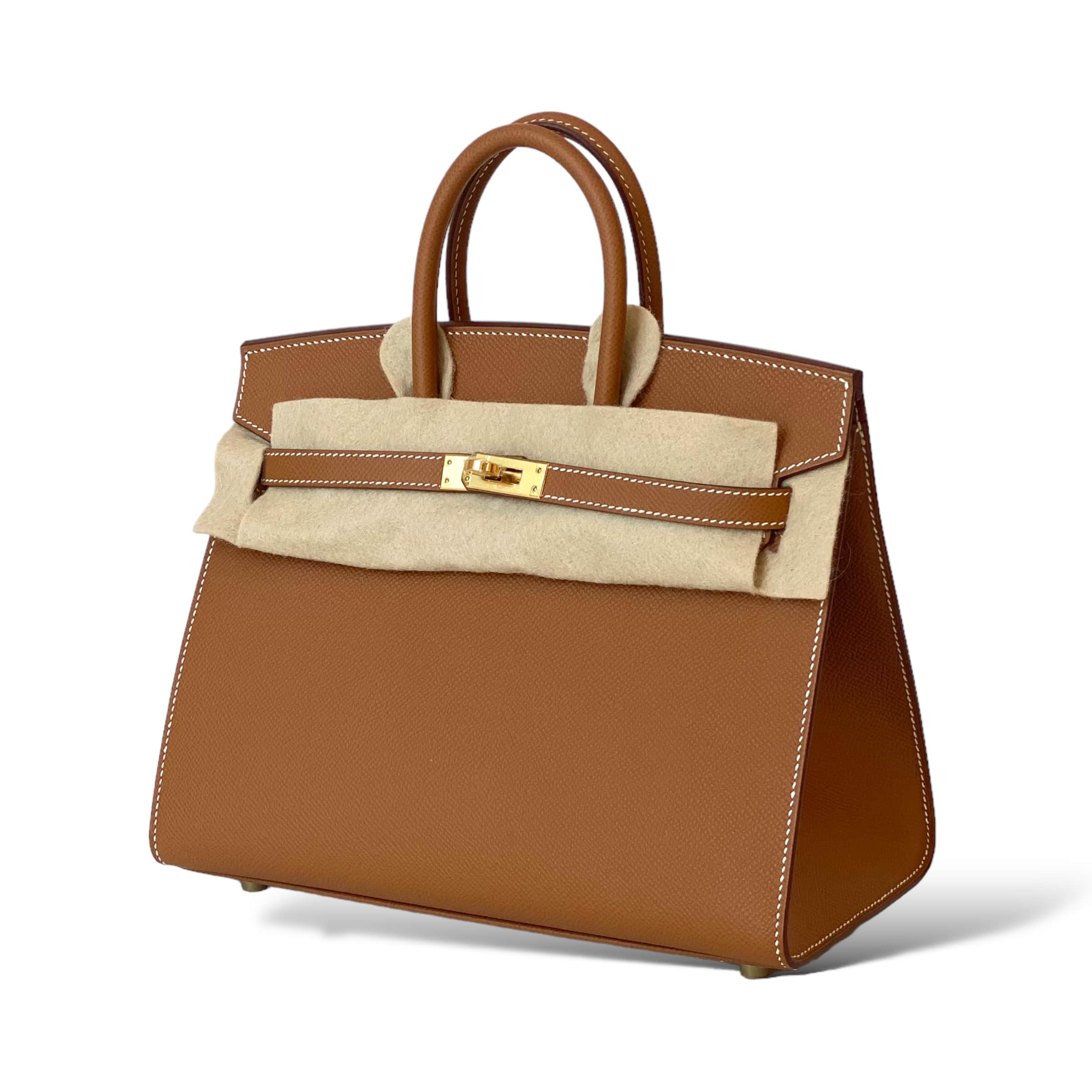 Hermes Birkin 25 Handbag 01 Blanc Epsom GHW
