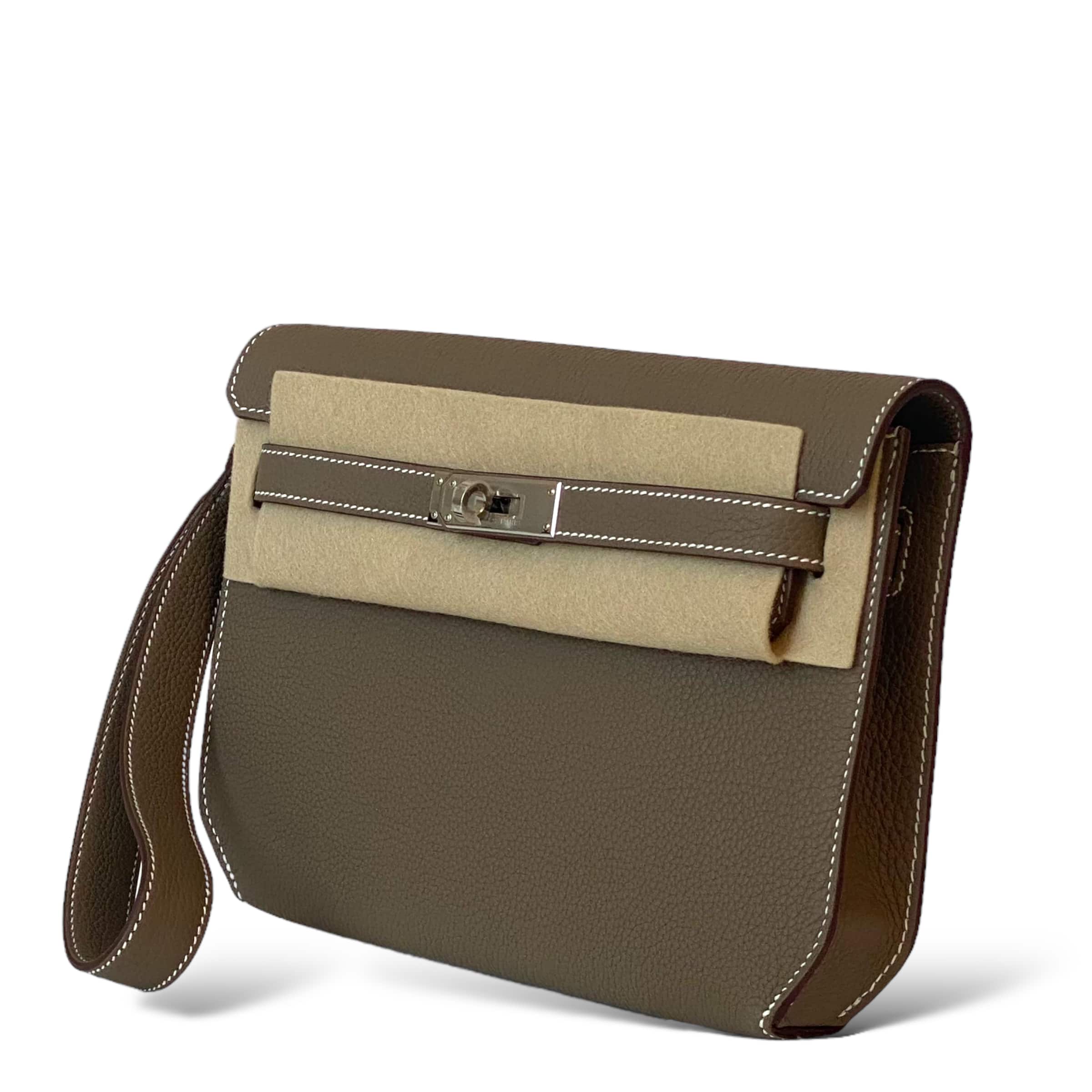 Hermes Kelly Depeche Etoupe Togo PHW - The Luxury Flavor