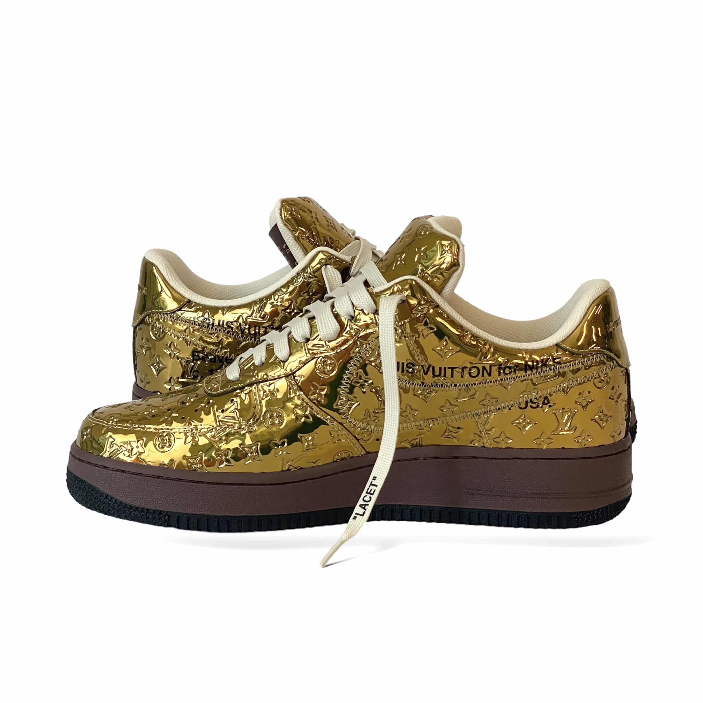 Louis Vuitton x Nike Air Force 1 Sneakers Size 42 EU - The Luxury Flavor