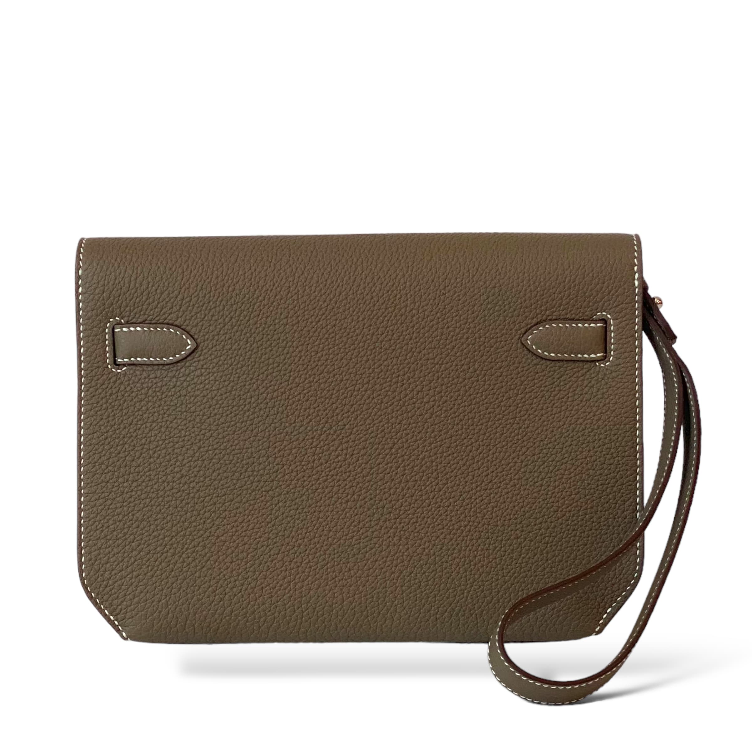 Hermes Kelly Depeche Etoupe Togo PHW - The Luxury Flavor