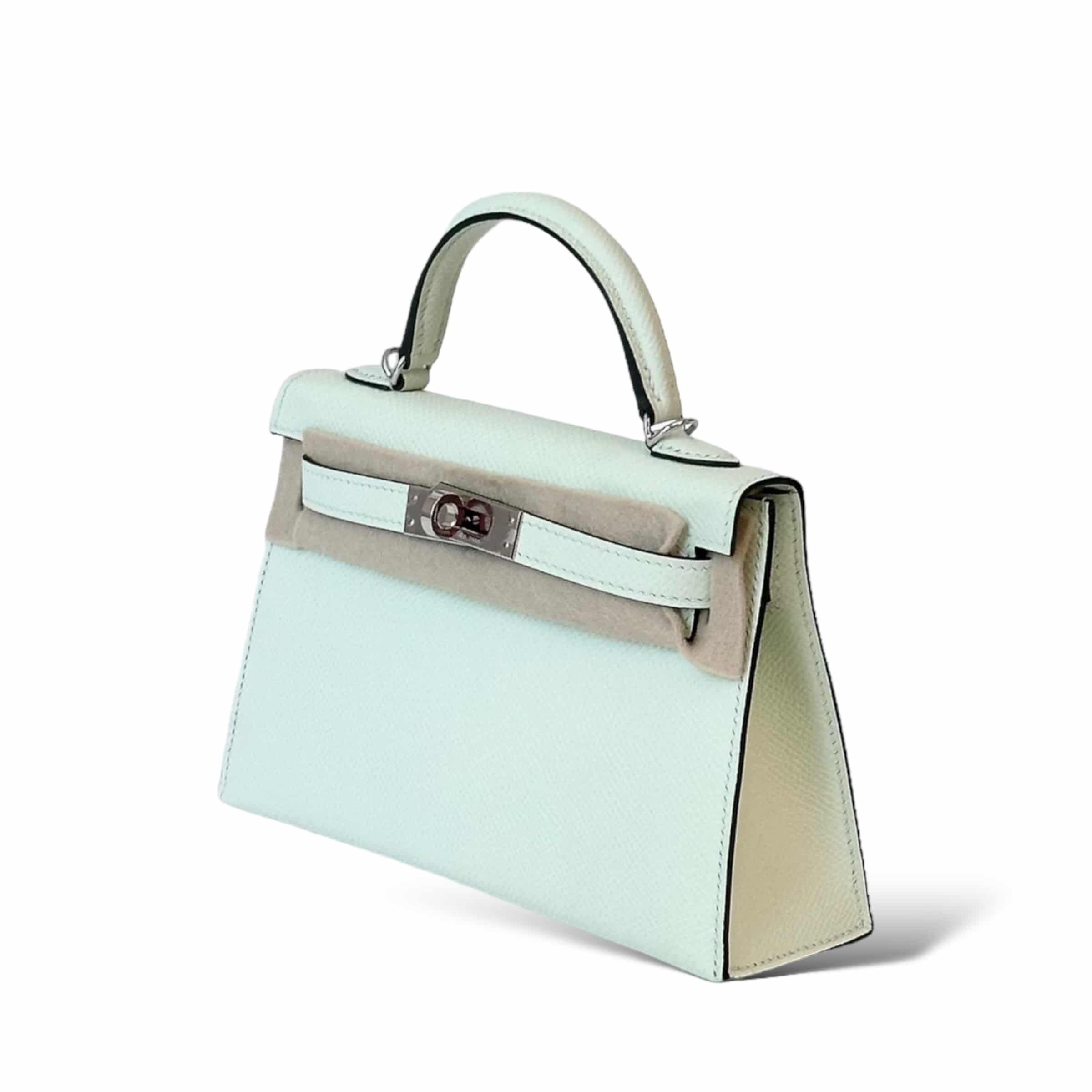 HERMES Epsom Mini Kelly Sellier 20 Vert Fizz 1129437