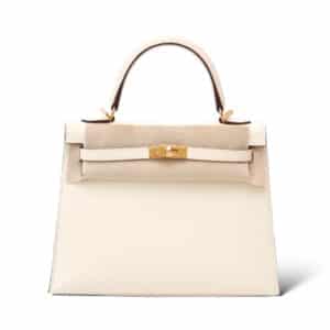Hermès Designer Shoulder Bag Kelly 28 Etoupe