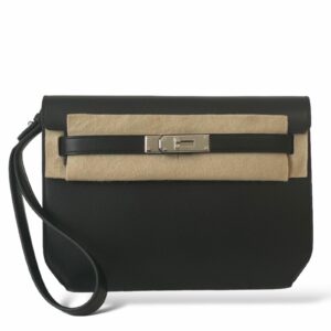 Hermes Kelly Depeche Black Togo BHW - The Luxury Flavor