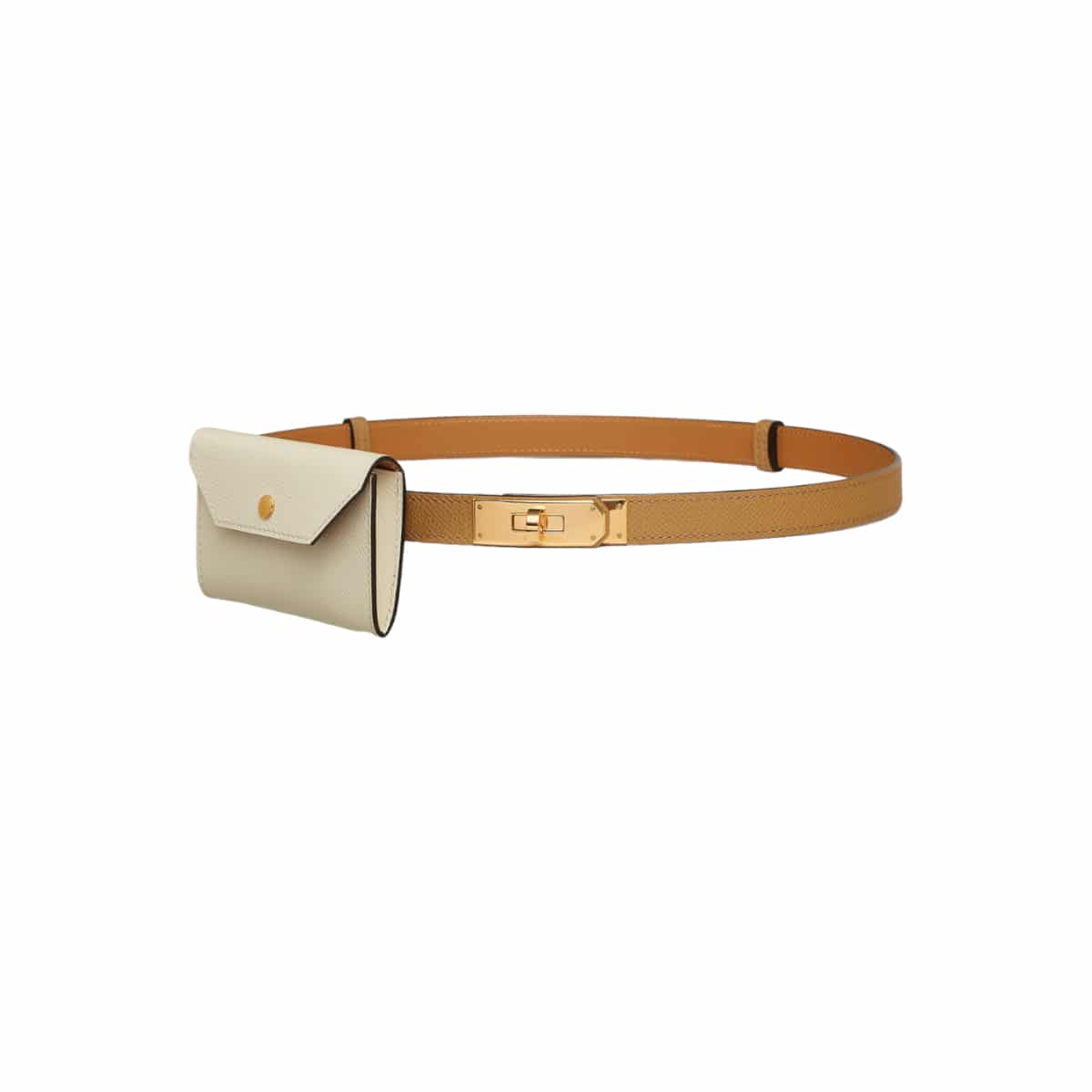 Hermes Kelly pocket belt Gold - The Luxury Flavor