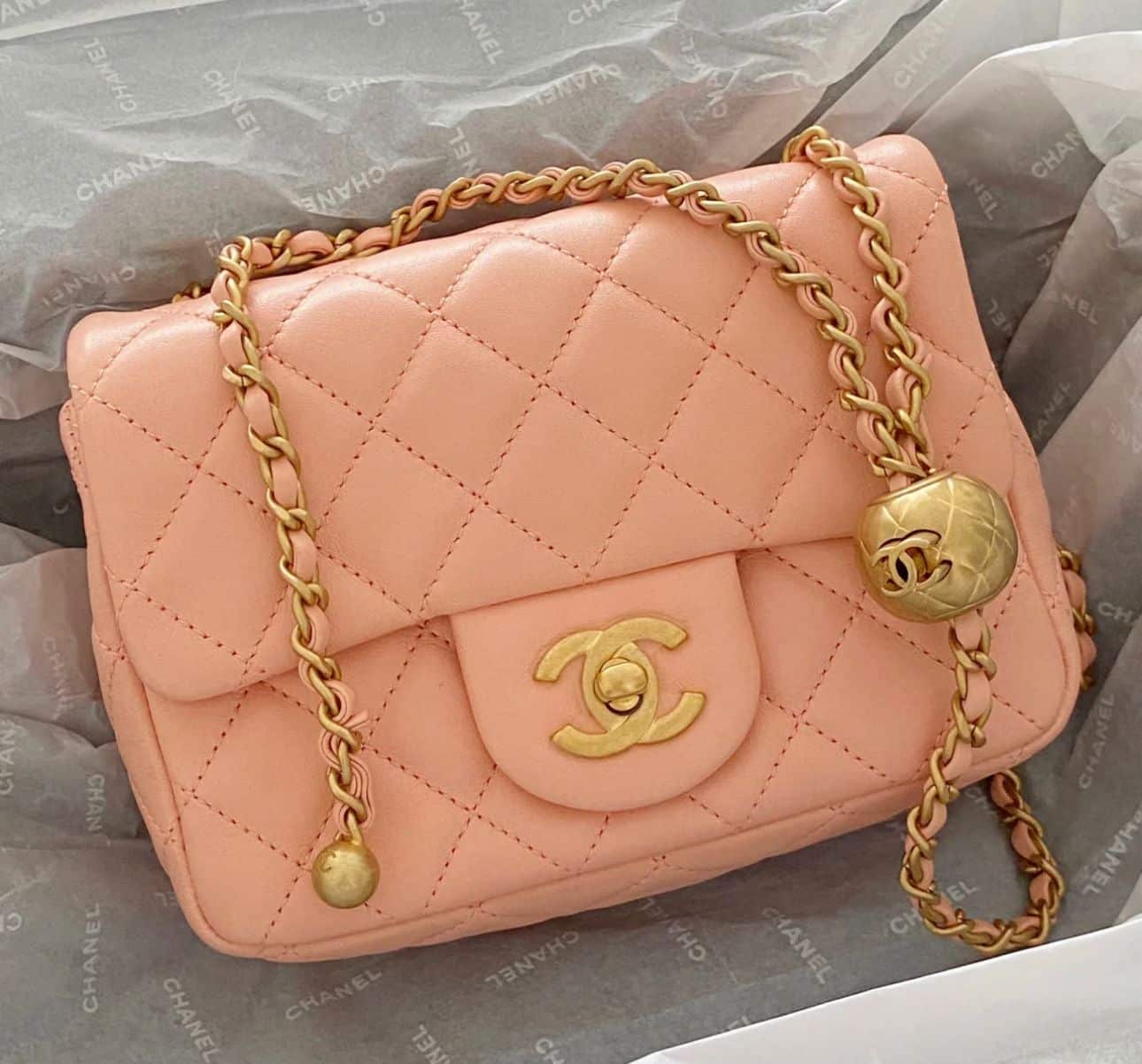 Chanel Pearl Crush Mini Square Bag - The Luxury Flavor