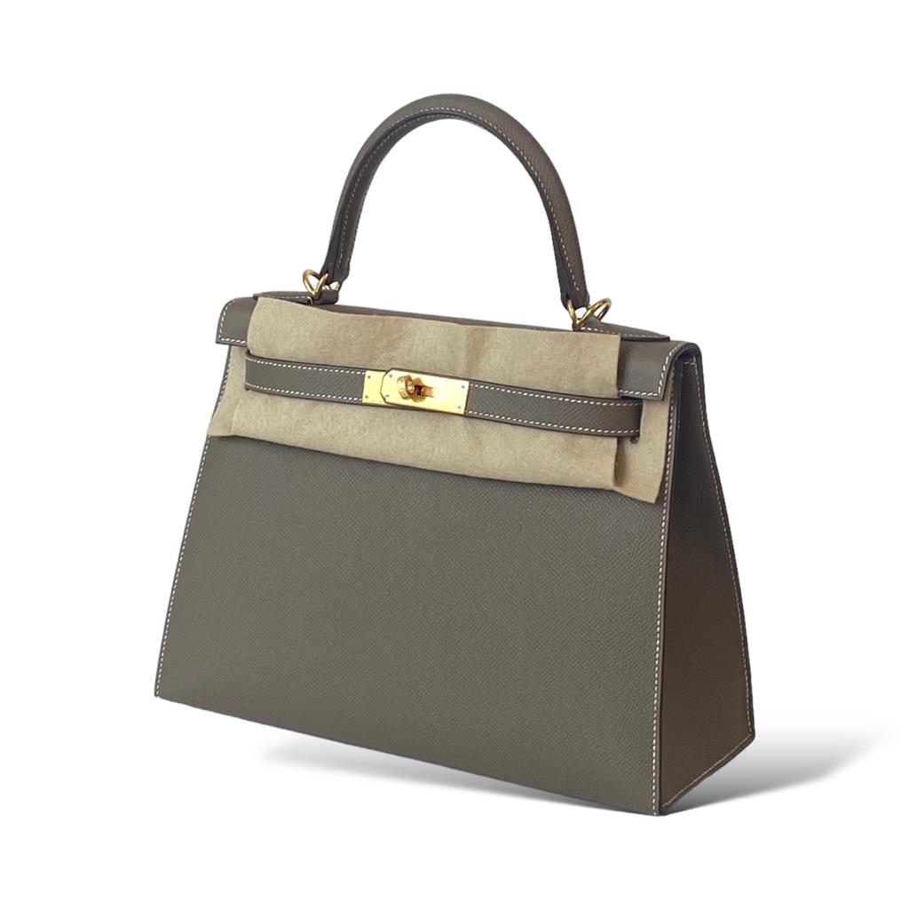 Hermès Kelly 28 Clemence Etoupe