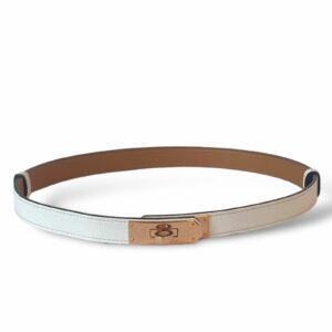 Hermes White Kelly 18 Belt – MILNY PARLON