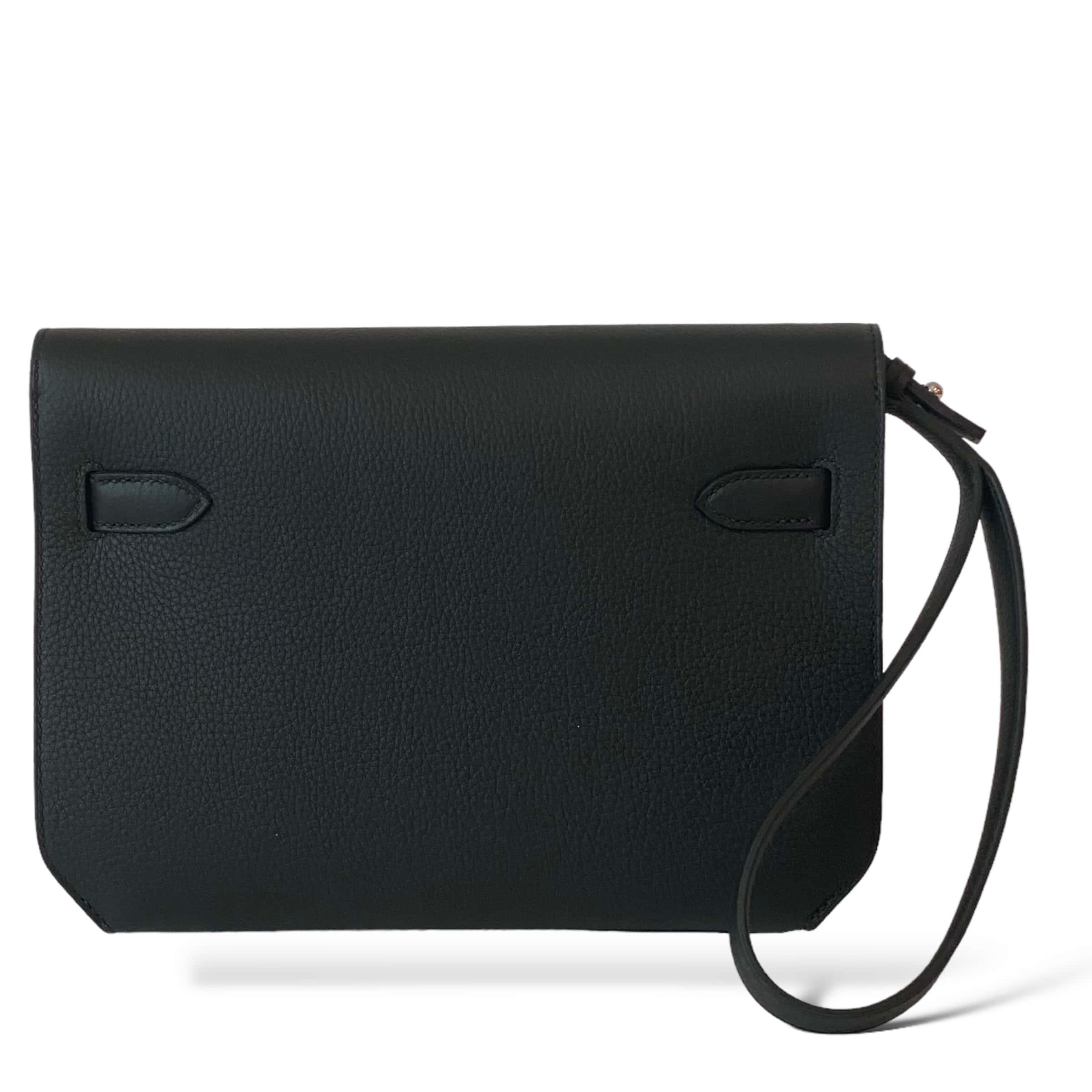 Hermes Kelly Depeche Black Togo PHW - The Luxury Flavor