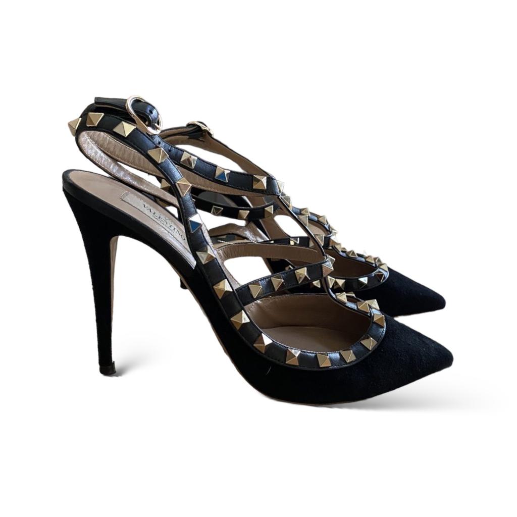 Valentino Rockstud Black Suede - Flavor