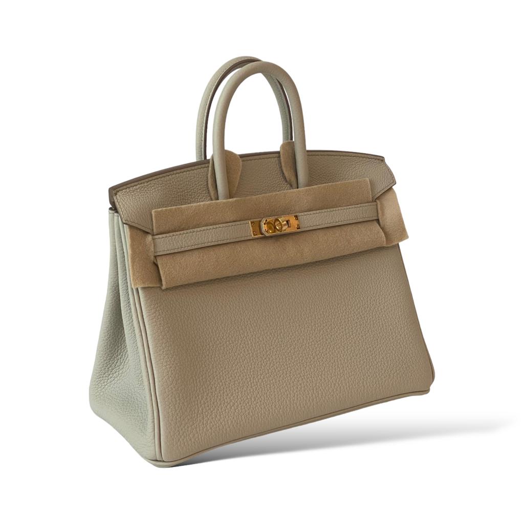 Hermes Birkin 25 Beton GHW - The Luxury Flavor