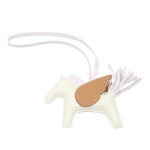 Hermes Rodeo PM Bag Charm In Mauve Sylvestre, Chai & Craie – Found