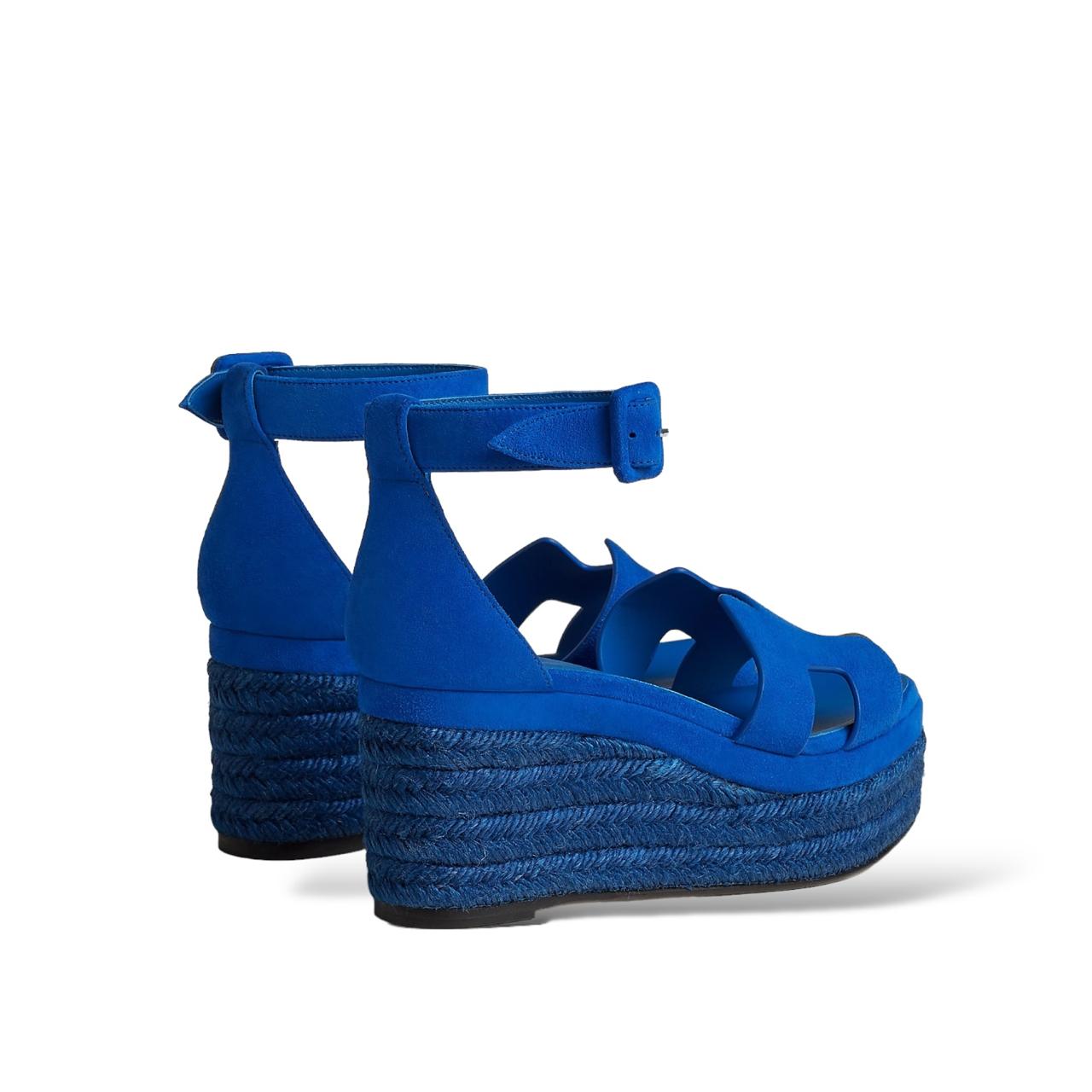 ELDA ESPADRILLE 80 BLACK SUEDE